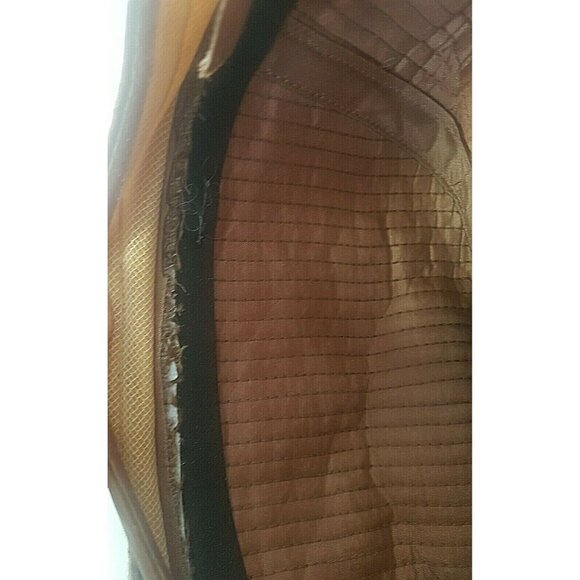 Vintage RICHMAN Large Tweed WoolLike Hat Brown Plaid United Hatters USA - Picture 5 of 12